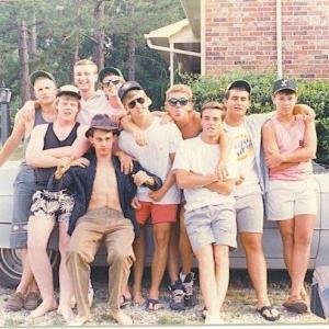 The crew I used to run with in high school. This is us the morning we left for Senior Week.